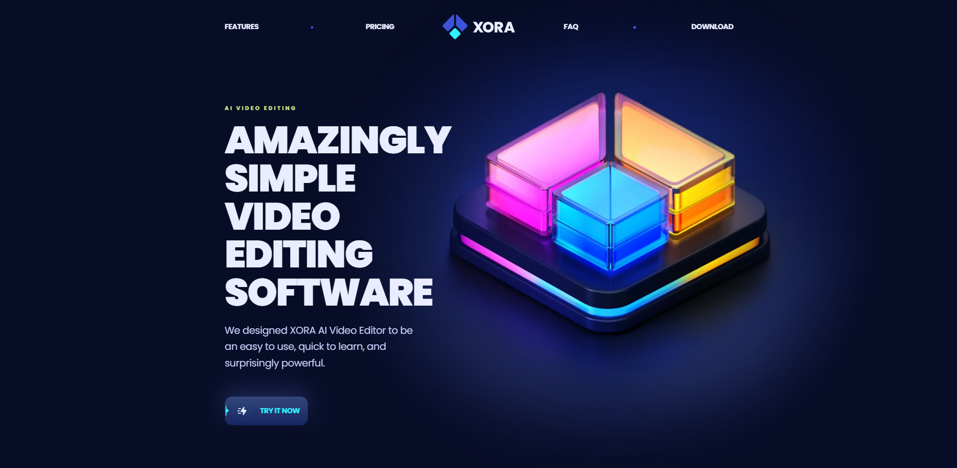 Xora Landing Page